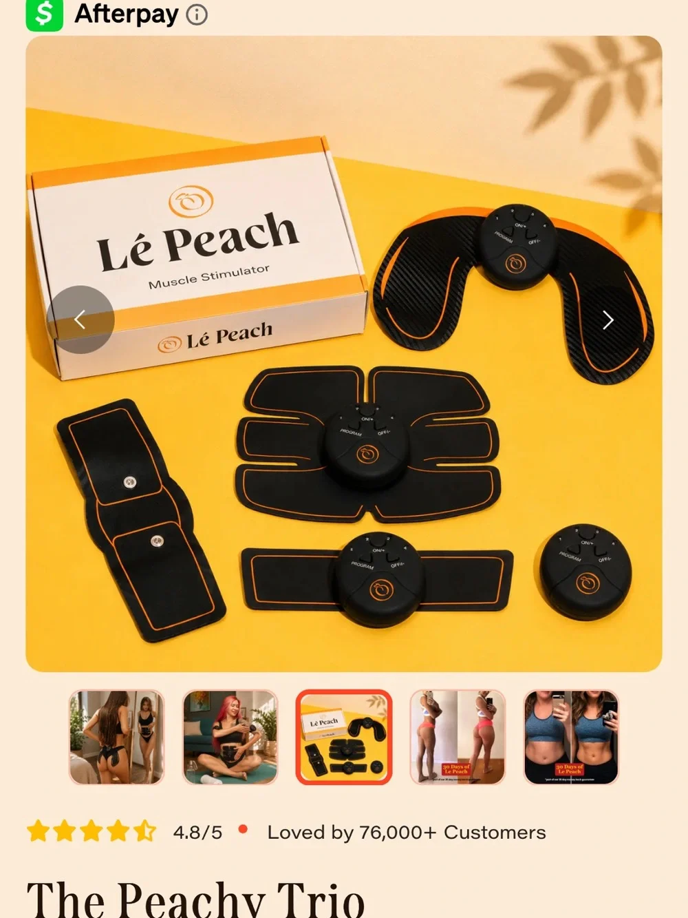 Le Peach EMS Muscle Stimulator